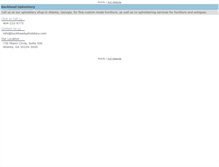 Tablet Screenshot of buckheadupholstery.com